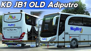 SHARE Kodename Rombak JB1 Old Adiputro BUSSID v403 PART 1 [upl. by Einaej]