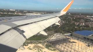 Landing Mactan Cebu International Airport Cebu Pacific A320 [upl. by Eerahs]