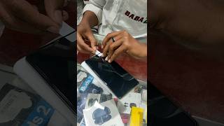 Tempered Glass Installation Bubble Removal Satisfying shorts youtubeshorts [upl. by Akierdna]