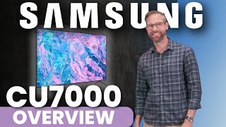 2023 Samsung CU7000 LED TV Overview [upl. by Camilia]