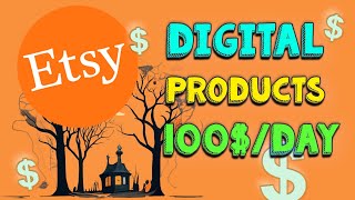 100Day Selling Digital Products Online  HALLOWEEN Digital Product Ideas 🎃 [upl. by Elsey]