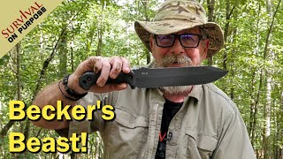 Kabar Becker BK9 Combat Bowie  Sharp Saturday [upl. by Maillil]