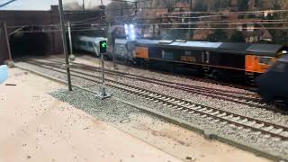 Hattons class 66756 GBrf DCC sound on autoballasters [upl. by Nnylrahc707]