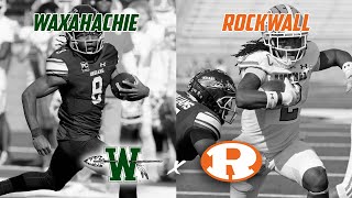 DFW 6A SECOND ROUND SHOWDOWN Waxahachie vs Rockwall  Texas High School Football Playoffs txhsfb [upl. by Evelc]