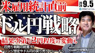 【ドル円予想】円売り戦略終焉か｜米雇用統計に要注目！結果次第でドル円は2円程度の変動も 202495 今井雅人氏 [upl. by Bueschel552]