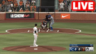 MLB LIVE🔴 Kansas City Royals vs Baltimore Orioles  AL Wild Card Game 2  2nd October 2024  MLB 24 [upl. by Hanny462]