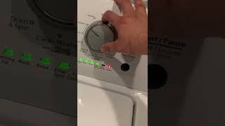 Diagnostic mode  WTW4855HW1  Whitpbol Washer  19363302138 Houston TX USA [upl. by Hardy]