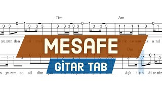 Serdar Ortaç  Mesafe  Gitar Tab [upl. by Smiley675]