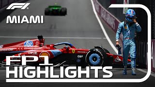 FP1 Highlights  2024 Miami Grand Prix [upl. by Arytas]