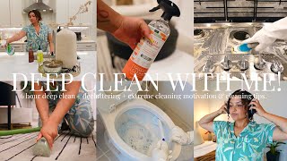 DEEP CLEAN MY HOUSE WITH ME extreme cleaning motivation  satisfying all day mom clean amp declutter [upl. by Ocsicnarf]