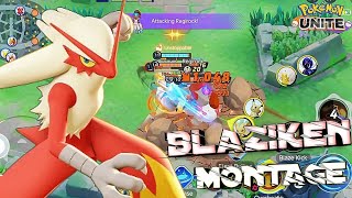 Blaziken Montage  OVERHEAT SUPREMACY pokémonunite pokemonunitebestclipsoftheweek [upl. by Ajiram]