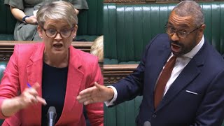 Home Secretary RAGES when caught out ‘chuckling’ about knife crime [upl. by Hluchy596]