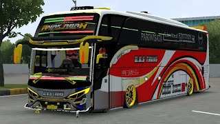 SHARE KODENAME SHD RACING NON SELENDANG VELG RACING V432 FREE GASKEN LOORR😁kodenamebussid [upl. by Claudy]