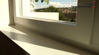 Innenfensterbank aus Werzalit — Produktvideo  fensterversandcom [upl. by Gies878]