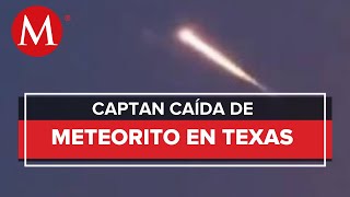 Reportan caída de presunto meteorito cerca de McAllen Texas se vio desde Reynosa aseguran [upl. by Baldridge]