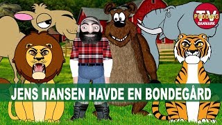 Jens Hansen havde en bondegård  Danske børnesange [upl. by Middendorf84]