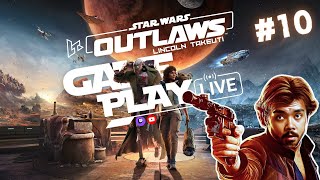 AO VIVO  STAR WARS OUTLAWS  Parte 10  XBOX SERIES X DUBLADO [upl. by Henriques]