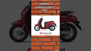 Warna Honda Scoopy 2024 [upl. by Haissem]