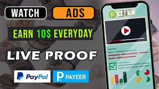 Get Paid For Your Time Watch Ads And Earn Money Now [upl. by Airamzul]