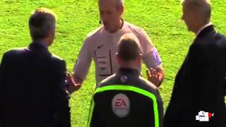 Arsene Wenger vs José Mourinho FIGHT  Chelsea vs Arsenal Premier League 2014 [upl. by Ulysses926]