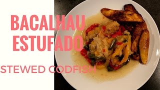 Receita de Bacalhau Estufado Stewed Codfish recipe Recept Gestoofde Kabeljauw [upl. by Collie272]