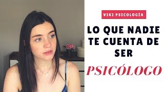 Lo que nadie te dice de ser PSICOLOGO PSICOLOGIA [upl. by Dena]