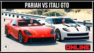 GTA Online Pariah vs Itali GTO  самый быстрый спорткар [upl. by Maharba]