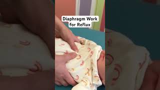 Diaphragm Release for Baby Reflux babycare colic reflux [upl. by Salene]