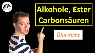 Alkane Alkohole Carbonsäuren amp Ester Übersicht  Chemie Tutorial [upl. by Debo]