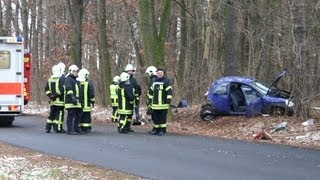 Mehrere Verletzte bei Schweren Unfall auf L 88 nahe Nahmitz  Kloster Lehnin [upl. by Nivek202]