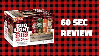 Bud Light Seltzer Fall Flannel Flavors RANKED  60 second reviews [upl. by Aleiram]