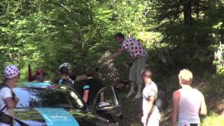 Team Sky staff altercation with supporters during Tour de France 2013 [upl. by Shute579]