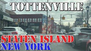 Tottenville  Staten Island  New York City  4K Neighborhood Drive [upl. by Nelhsa]