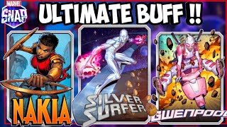 ULTIMATE BUFF  DECK SILVER SURFER  MARVEL SNAP [upl. by Lionel]