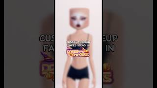 Custom makeup faces ideas in dress to impress ❤️ roblox dresstoimpress fyp shorts dti [upl. by Oilcareh]