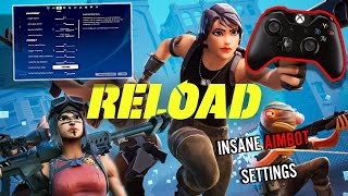 The New BEST Reload AIMBOT Settings For CONTROLLER🎯 AFTER NERF‼️ [upl. by Ynomrah]