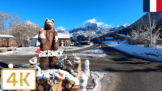 Bernex France  Winter 2022【4K】 [upl. by Airamat]