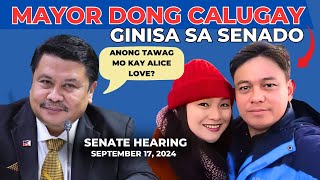 ALICE GUO AT MAYOR DONG CALUGAY NAGHARAP SA SENADO🔴MAYOR CALUGAY GINISA NI SEN JINGGOY ESTRADA [upl. by Sauls931]