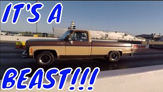 ls turbo square body truck blow through carburetor [upl. by Bellis501]