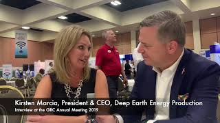 Interview  Kirsten Marcia President amp CEO Deep Earth Energy Production Corp [upl. by Sahpec]