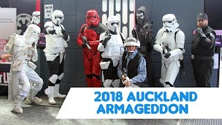 Armageddon Expo Auckland 2018 Star Wars Cosplay [upl. by Nasar]