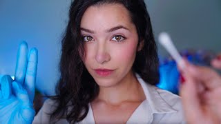 4K ASMR Medical Exam Eyes Skin Scalp [upl. by Dowzall]