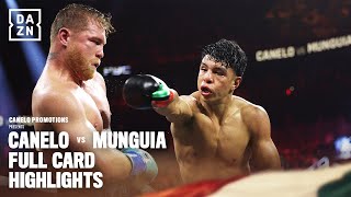 Canelo Alvarez vs Jaime Munguia  Full Card Highlights [upl. by Heda]