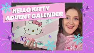 Hello Kitty Crème Shop 10 Day Advent Calendar [upl. by Yeblehs]