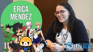 Erica Mendez Interview  Otakon 2018 [upl. by Aetnahs]