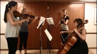 Holocene Bon Iveracoustic string quartet cover by Thalia Strings [upl. by Ardekan]