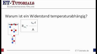 Widerstand und Temperaturflv [upl. by Nitsrek]