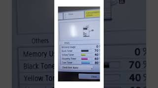 How To Check The Toner Level in Canon Adv C5540 C5550 C5560 [upl. by Nanaj]