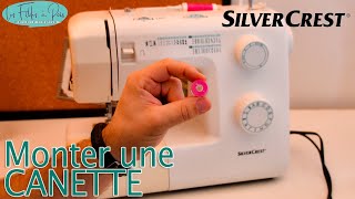 Réaliser une canette sur une machine à coudre SNM33 Silvercrest Lidl [upl. by Gnilyarg]