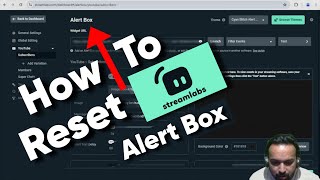 How to Reset a Streamlabs Alert Box  Alert box Setup hindi guide [upl. by Mick]